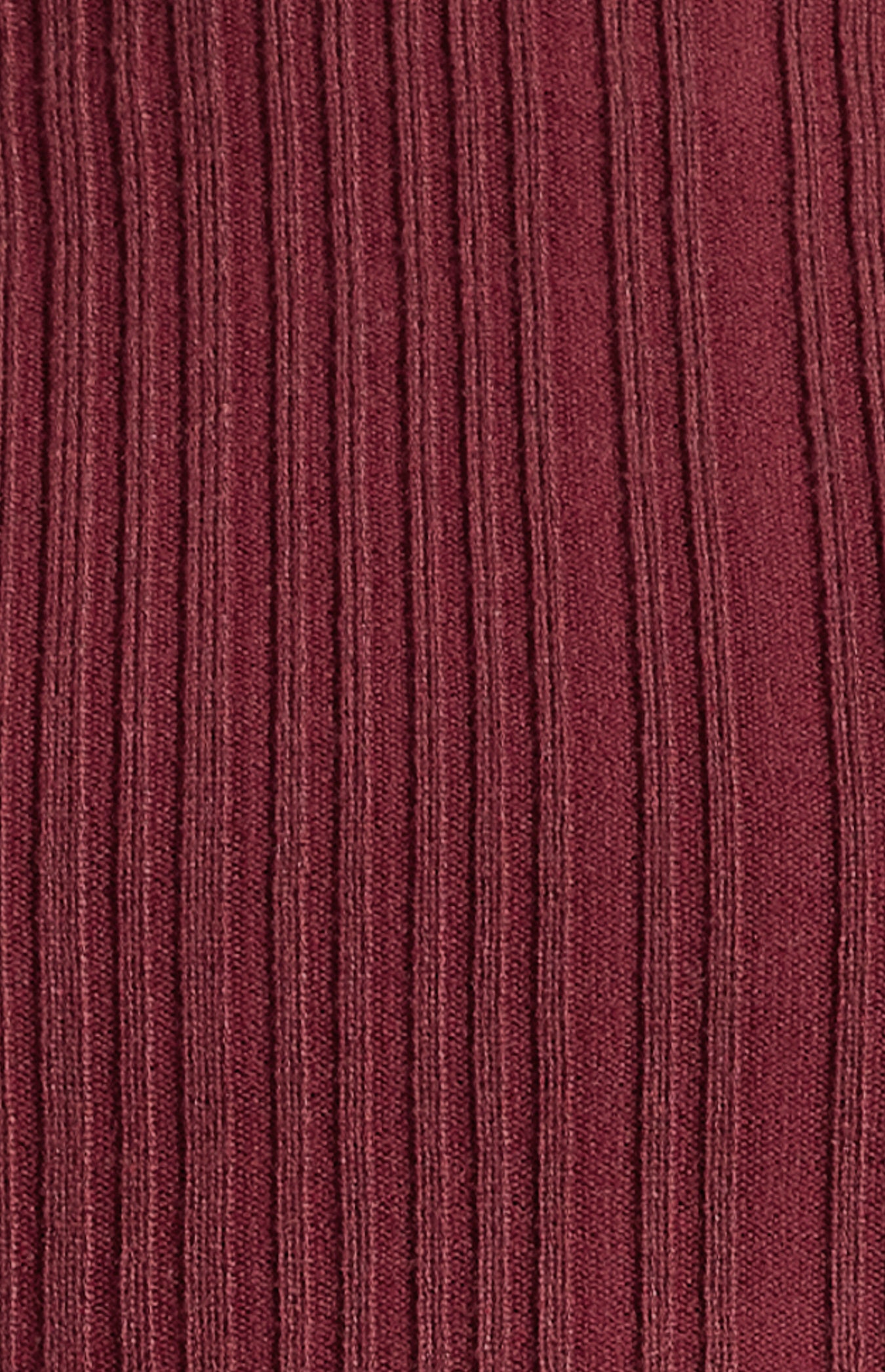 FRANKA KNIT TOP - Merlot
