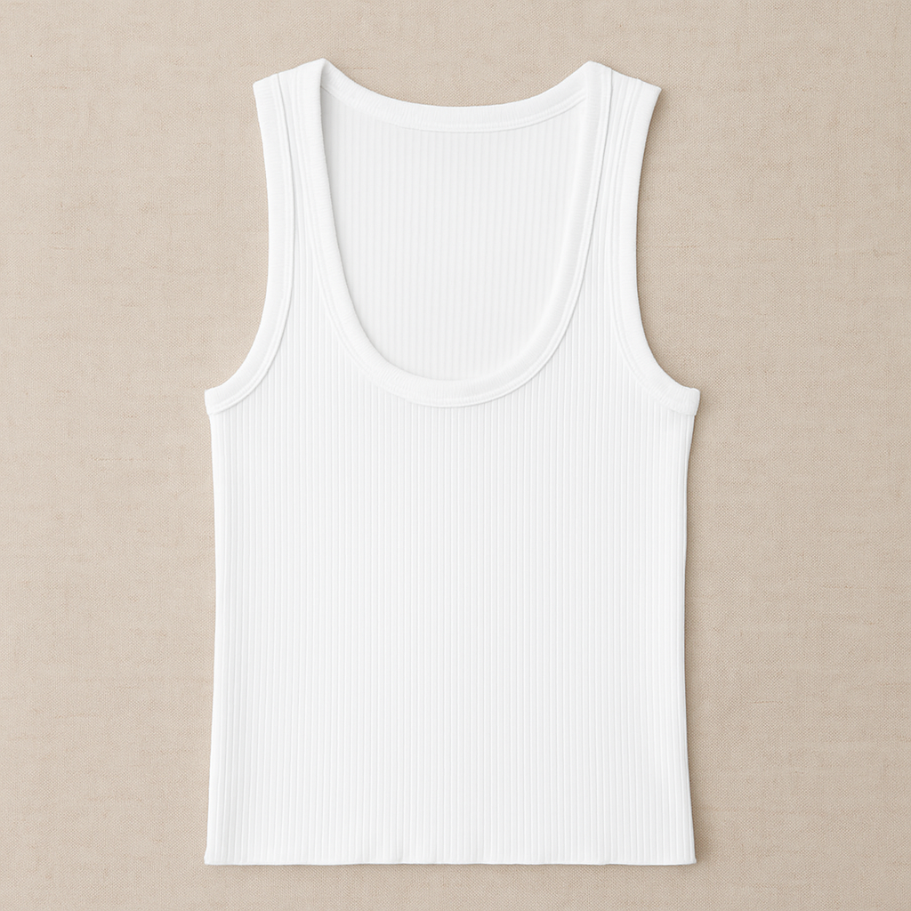 YVETTE KNIT TANK - White