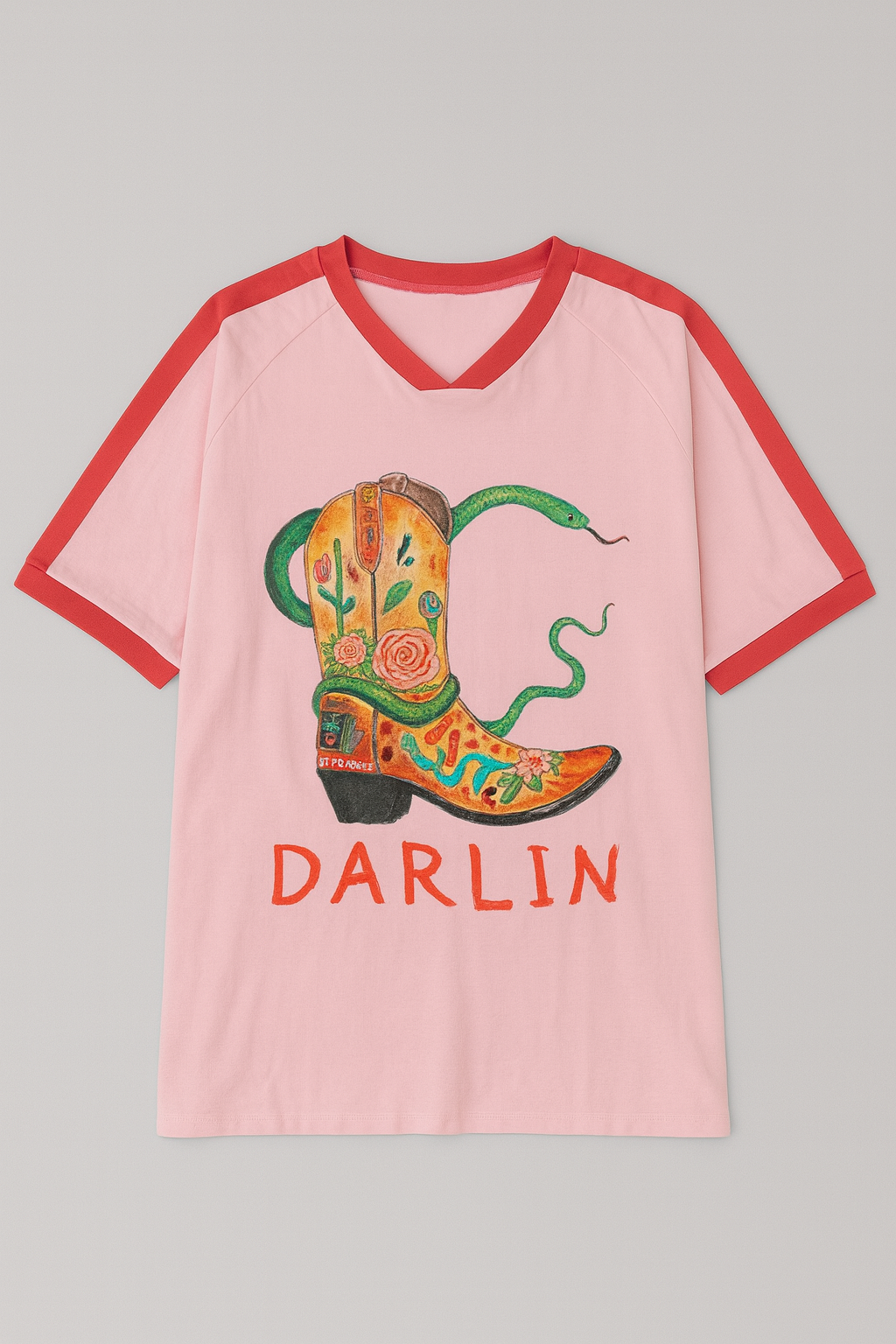 DARLIN' TEE PINK - By Frankie