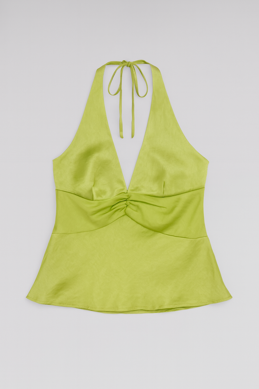 NARI HALTER TOP - lime