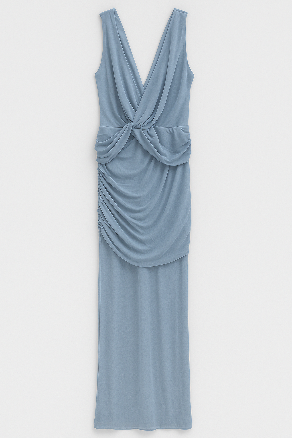MARNIE MESH MAXI DRESS - BLUE