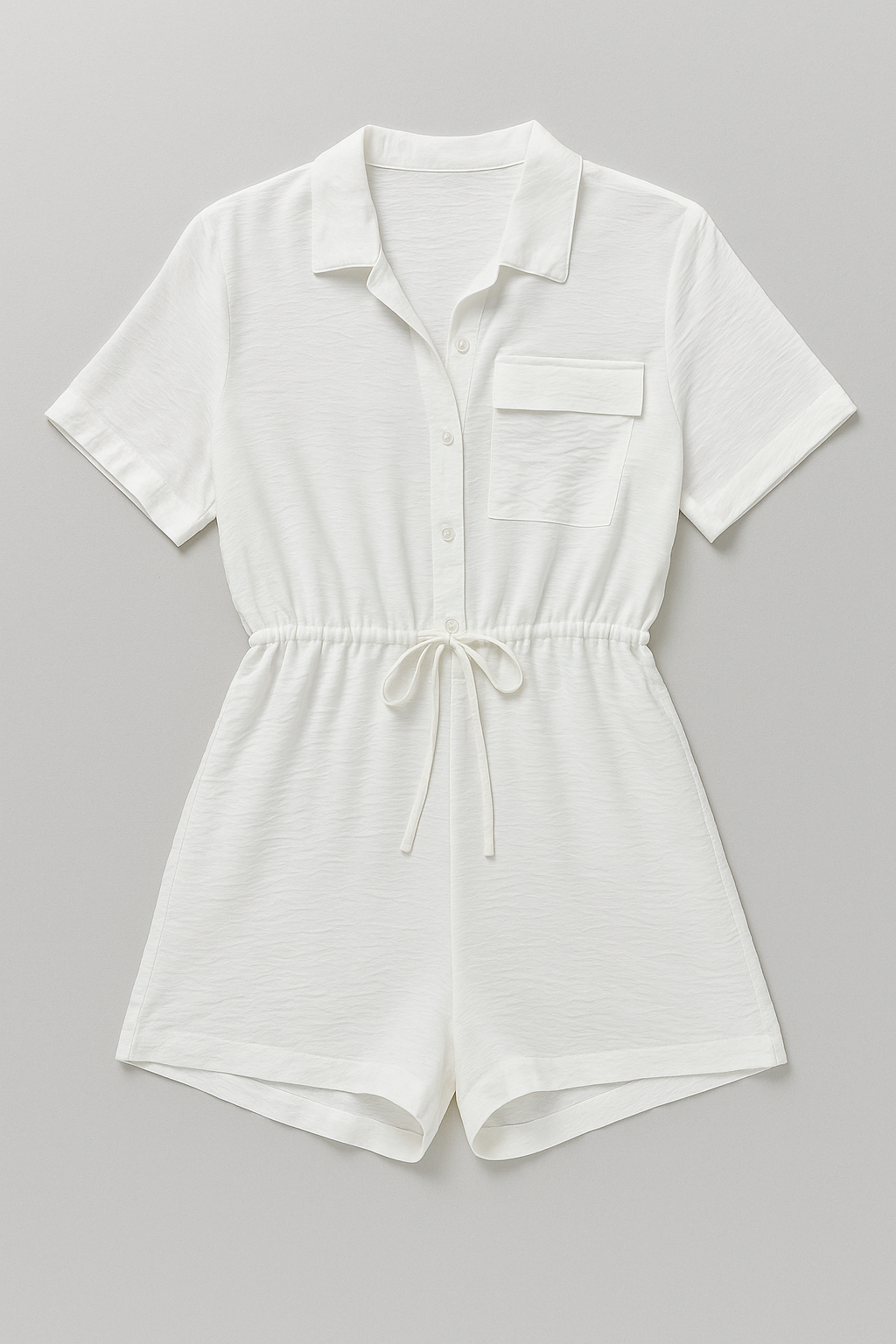 ZEPHYR PLAYSUIT - White