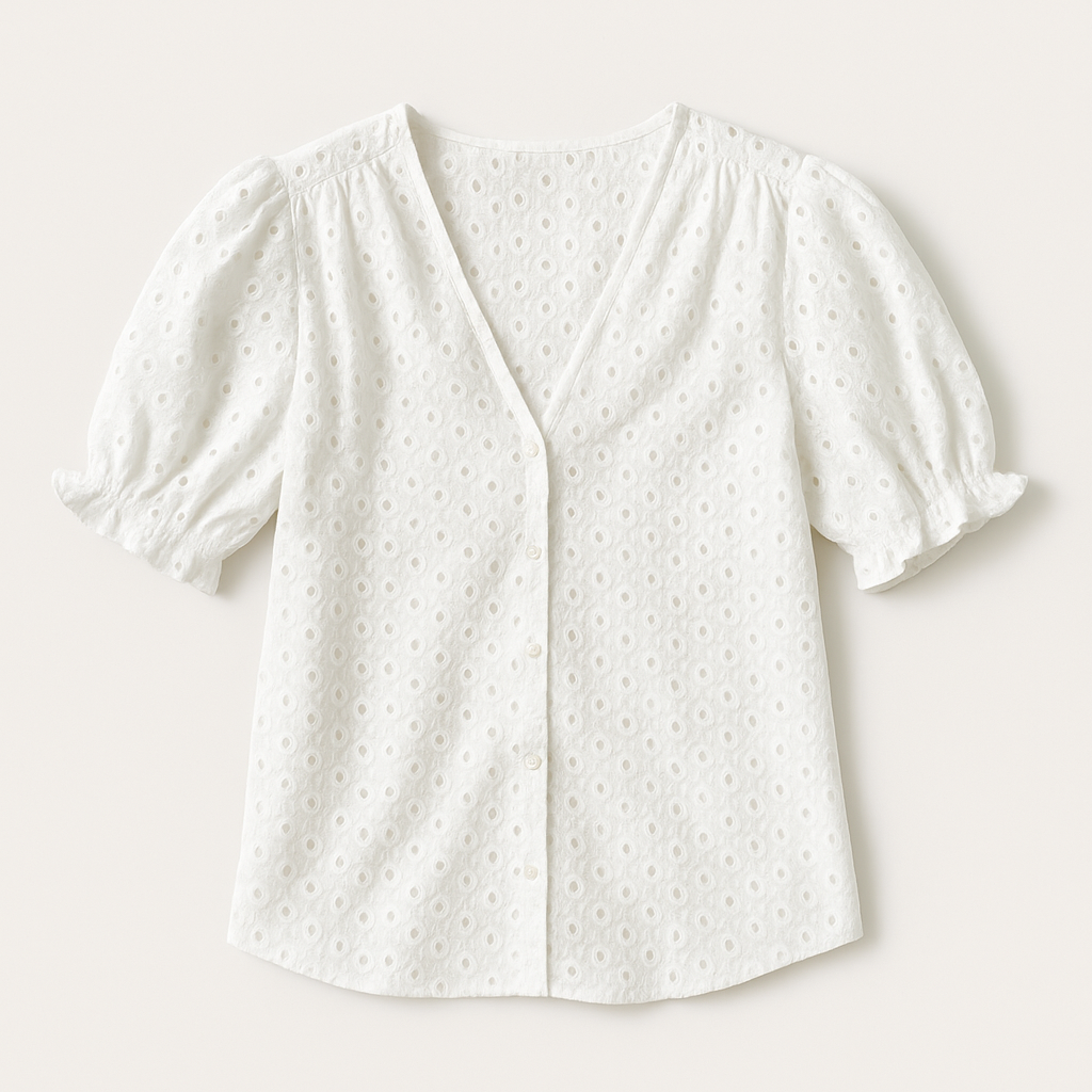 DELPHI LACE TOP - White