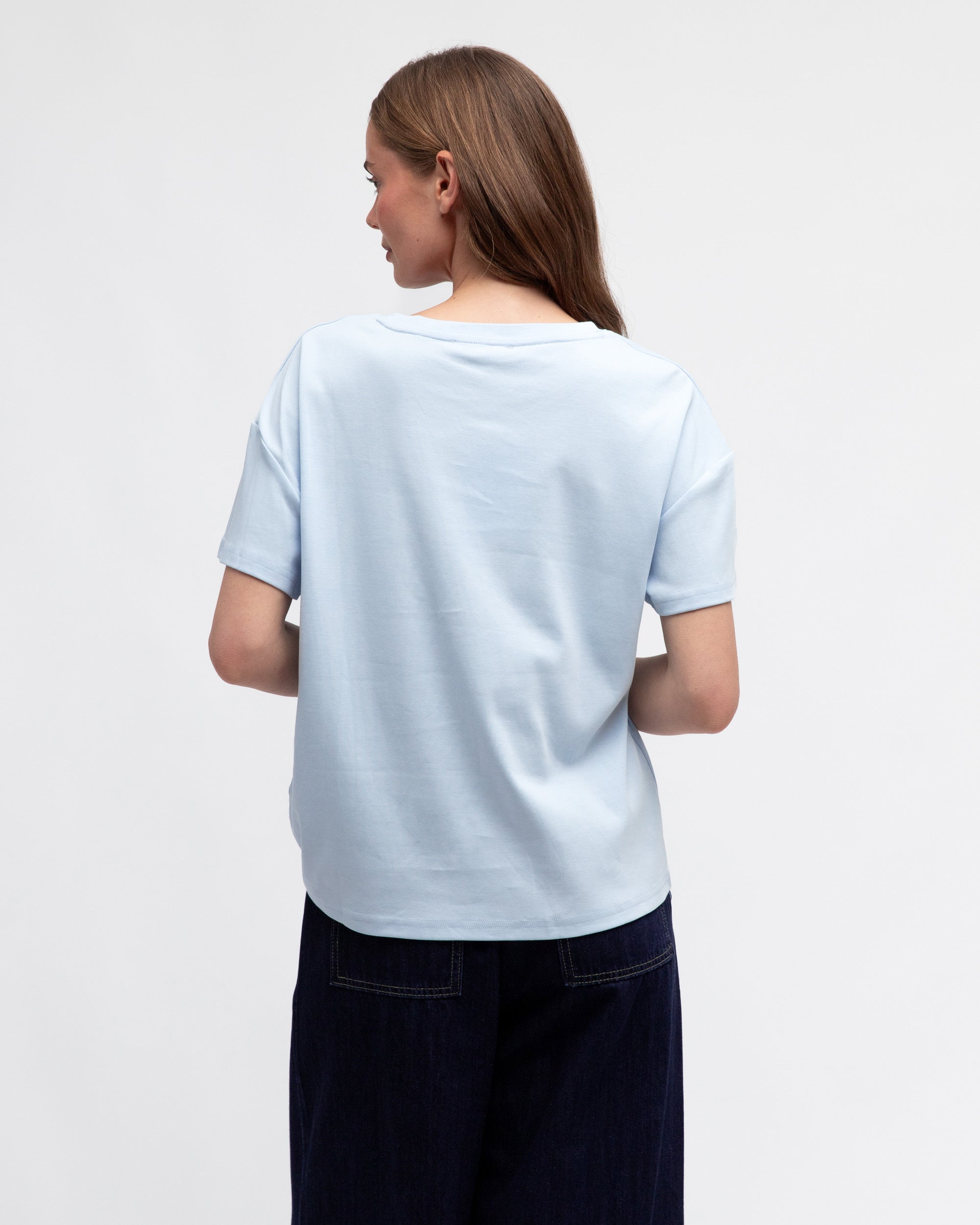 EASY TUCK TEE - Sky Blue
