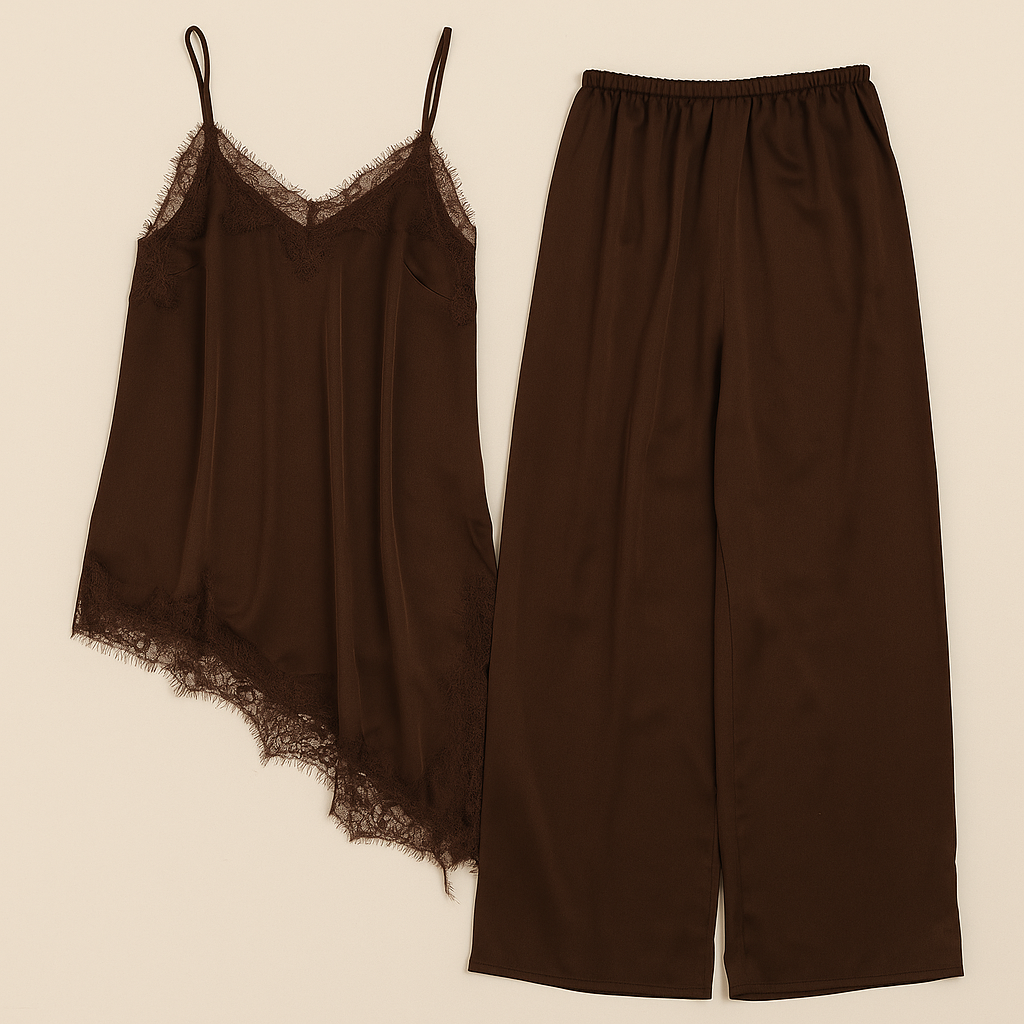 PERRY LACE SET CHOC - By Frankie