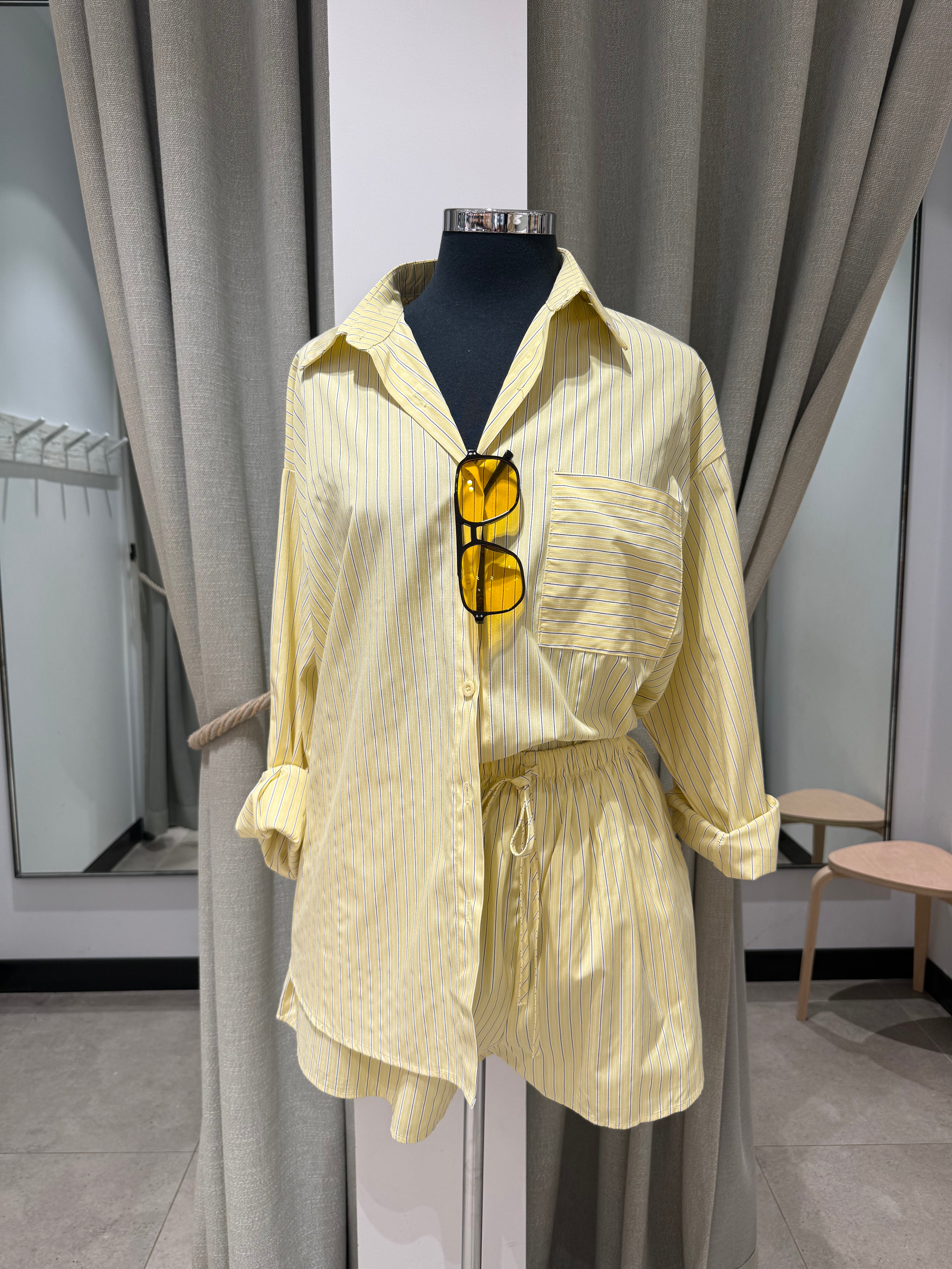 SIBYL SET LEMON STRIPE - By Frankie