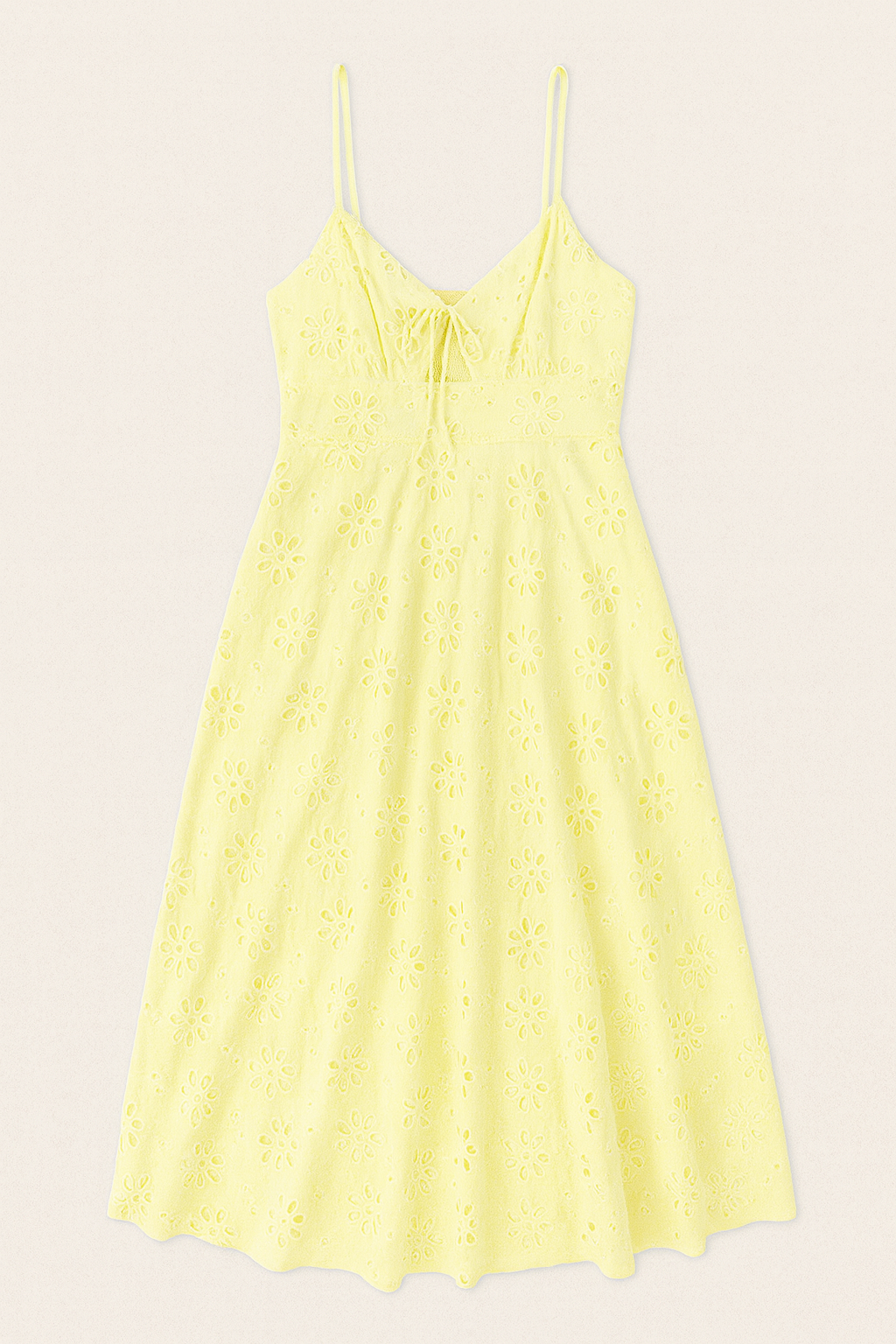 ANGELINA LACE DRESS - Lemon