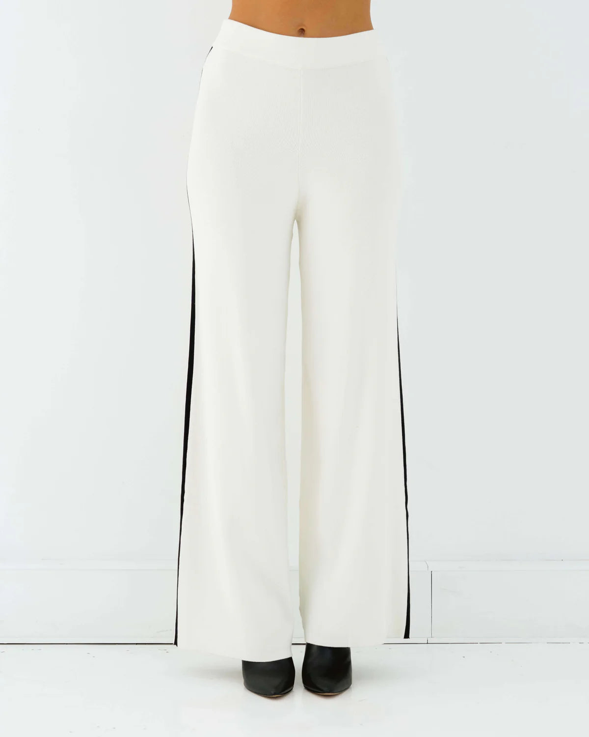 NOVA KNITTED PANTS - Ivory