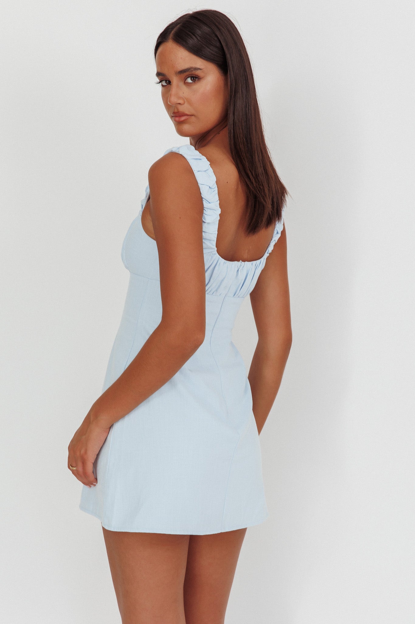 GISELLA MINI DRESS - Blue