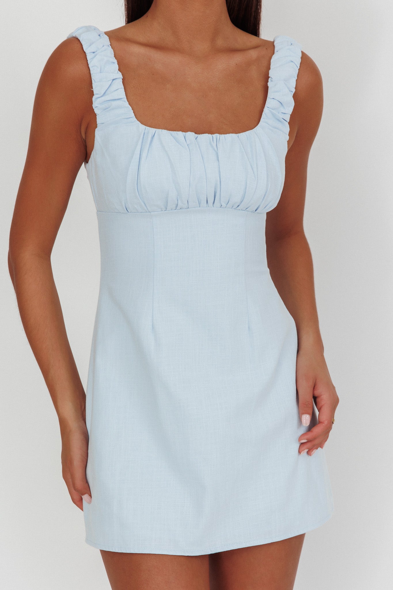 GISELLA MINI DRESS - Blue