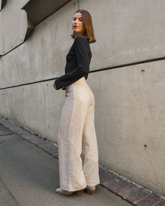 ARCHICO LINEN PANTS - Oatmeal