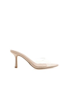 BILLINI XAYANA PEEP TOE - Nude Clear