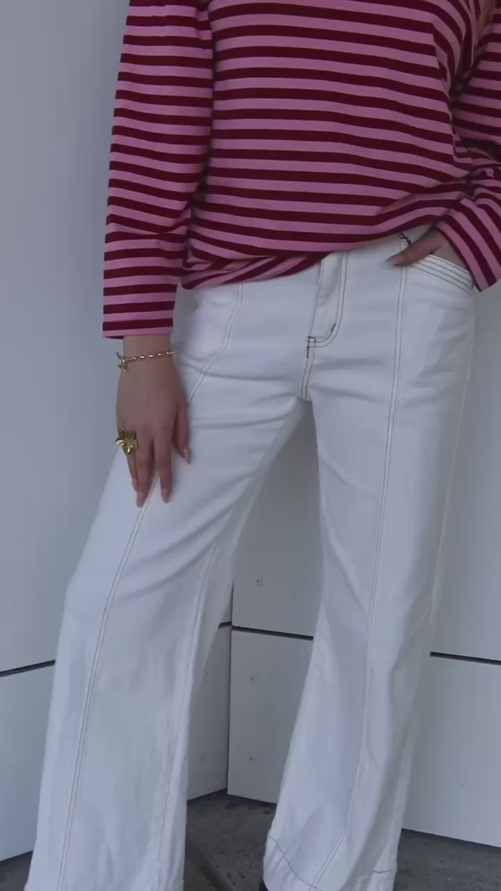 VISION DENIM JEANS - White