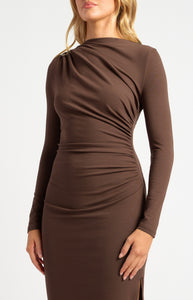 HARLOW DRESS - Espresso