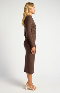 HARLOW DRESS - Espresso