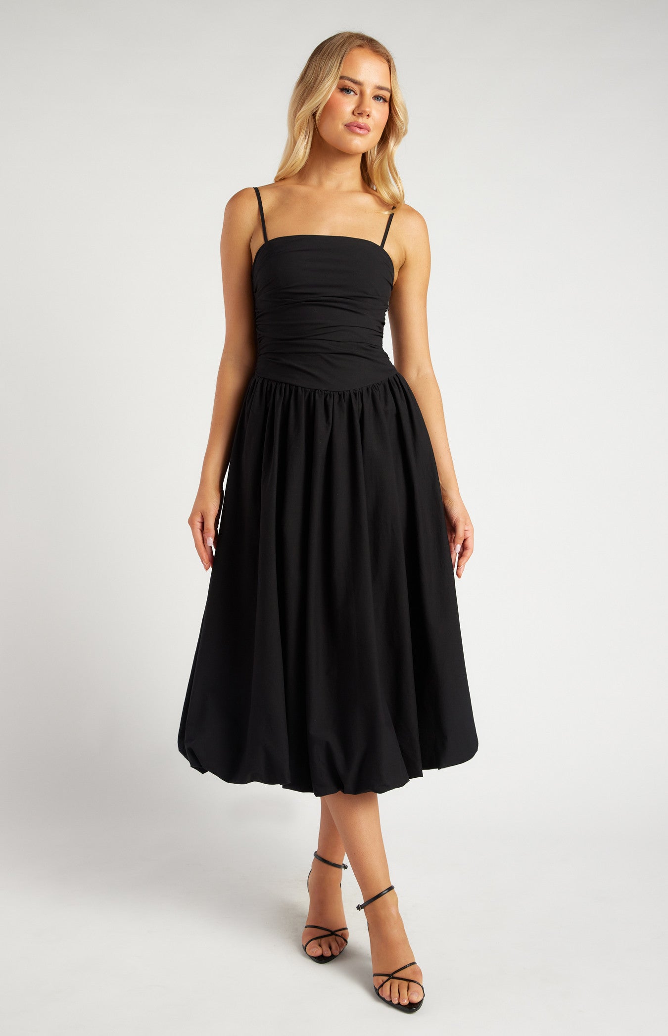 JANE BUBBLE DRESS - Black