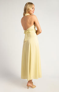 ELIO MIDI DRESS - Lemon