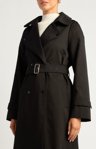 ORELIA TRENCH COAT - Black