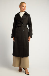 ORELIA TRENCH COAT - Black