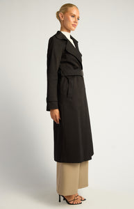 ORELIA TRENCH COAT - Black