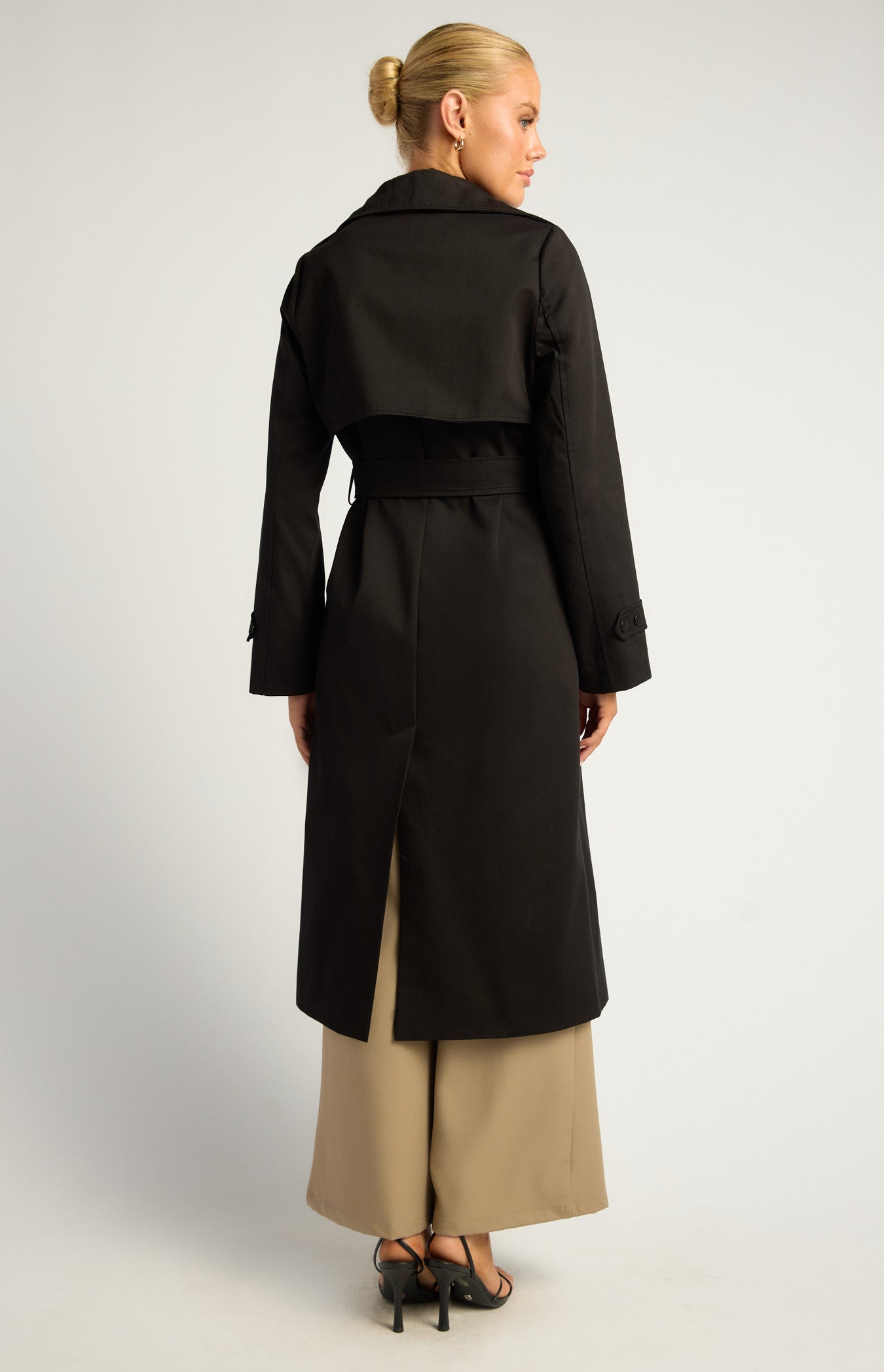 ORELIA TRENCH COAT - Black