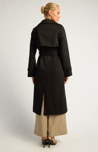 ORELIA TRENCH COAT - Black