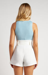 FENZI KNIT TOP - Blue