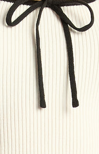 REEVES BOW KNIT TOP
