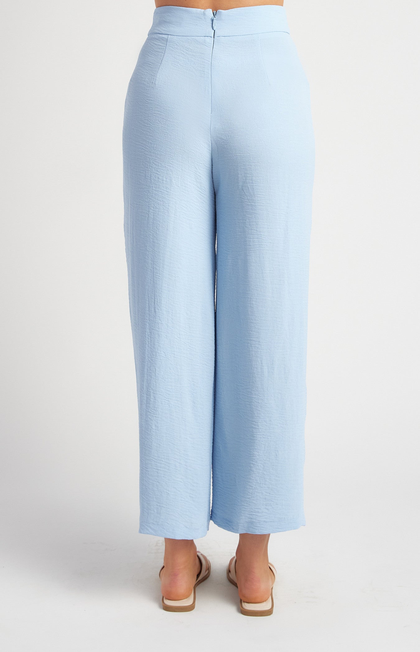 MILEY WIDE LEG PANTS - Pale Blue