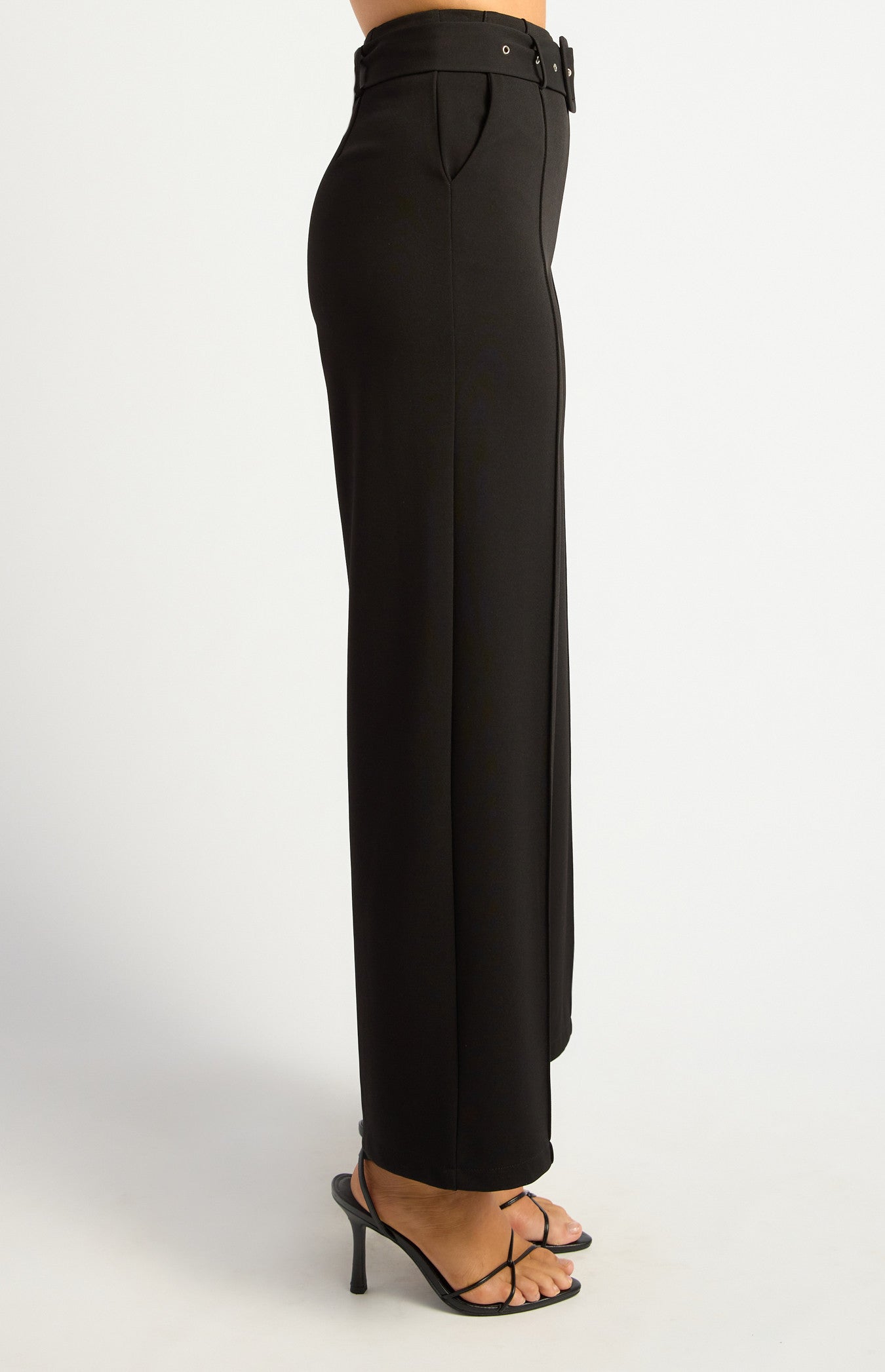 YOKO JERSEY PANT - Black