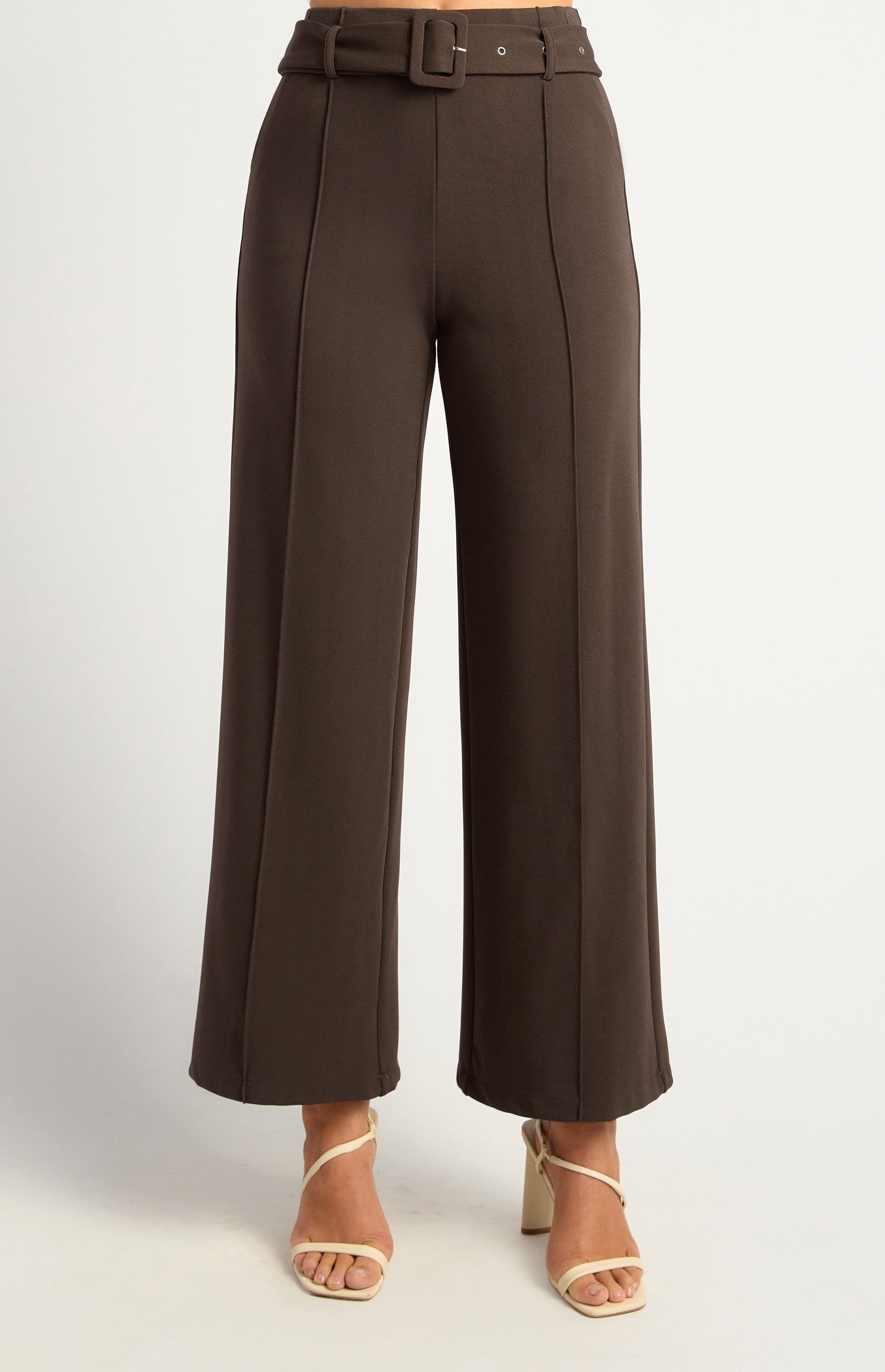 YOKO JERSEY PANT - Espresso