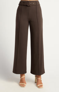 YOKO JERSEY PANT - Espresso