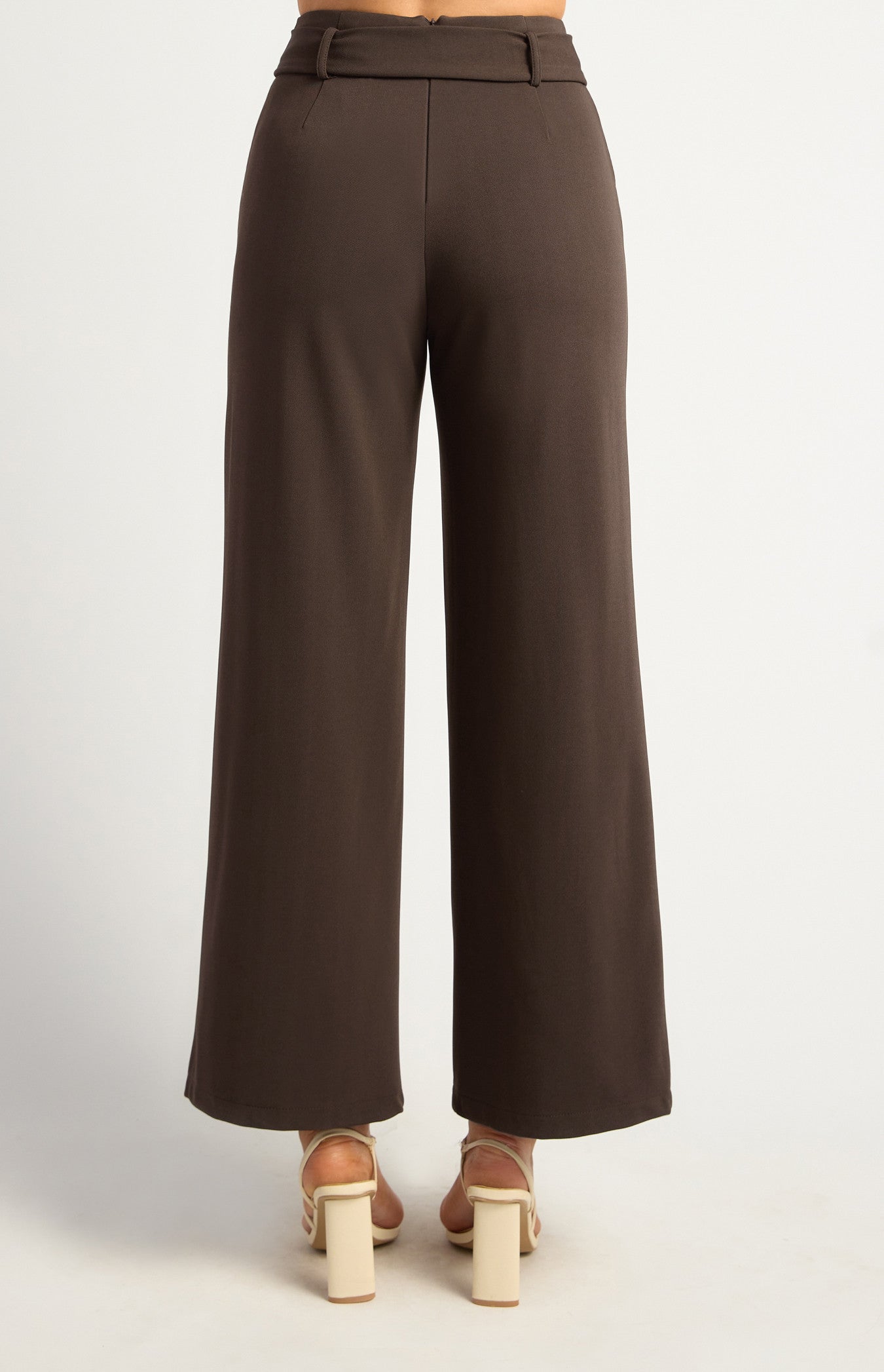 YOKO JERSEY PANT - Espresso