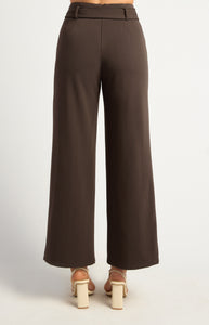 YOKO JERSEY PANT - Espresso