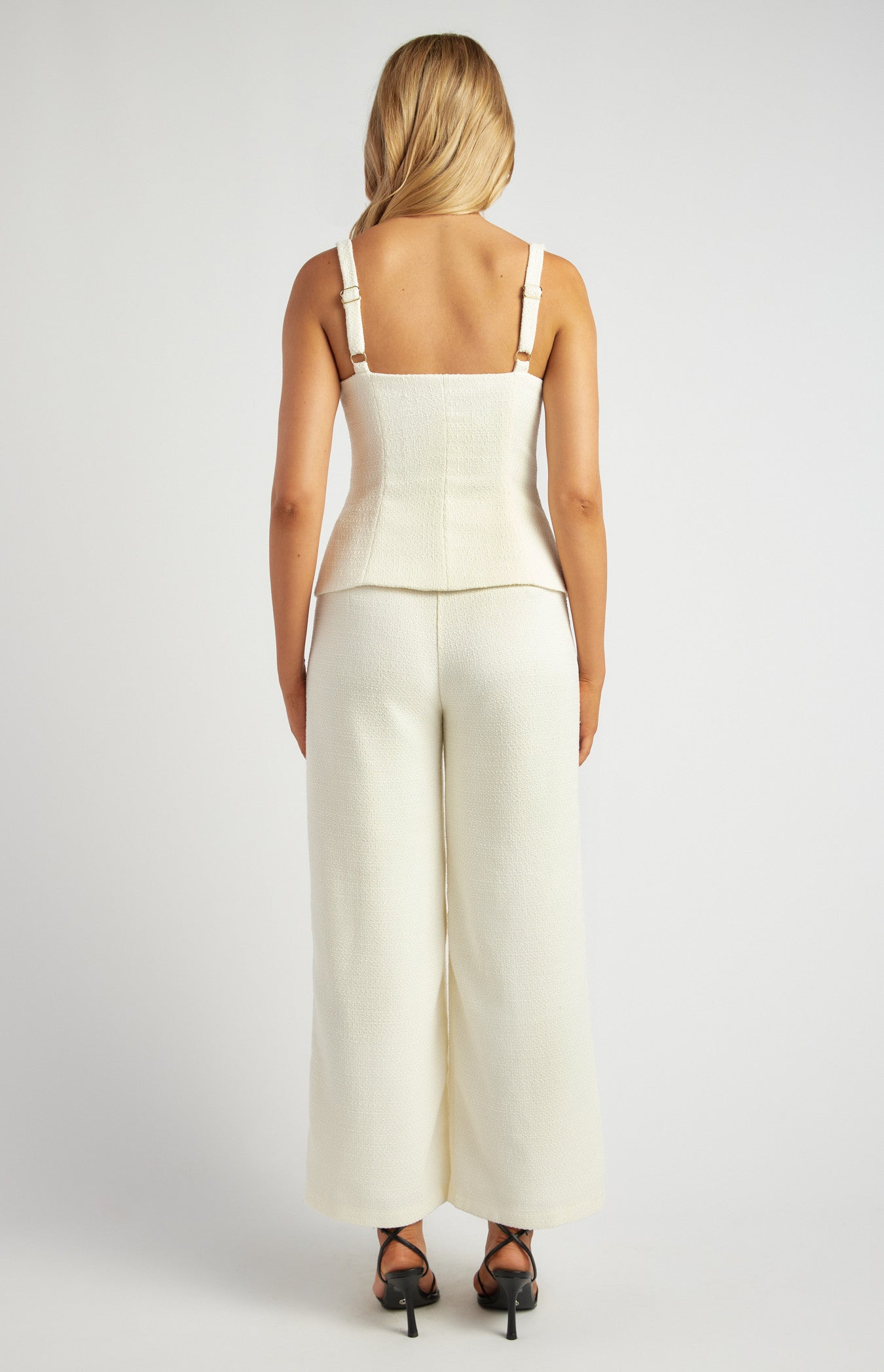 ASTRA TWEED SET - White