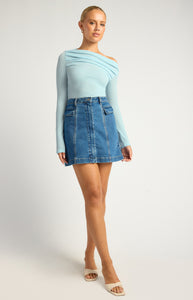 SASKIA TOP - Baby Blue