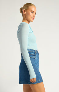 SASKIA TOP - Baby Blue