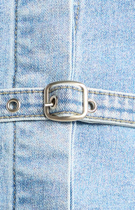 ALIX DENIM STRAPLESS TOP