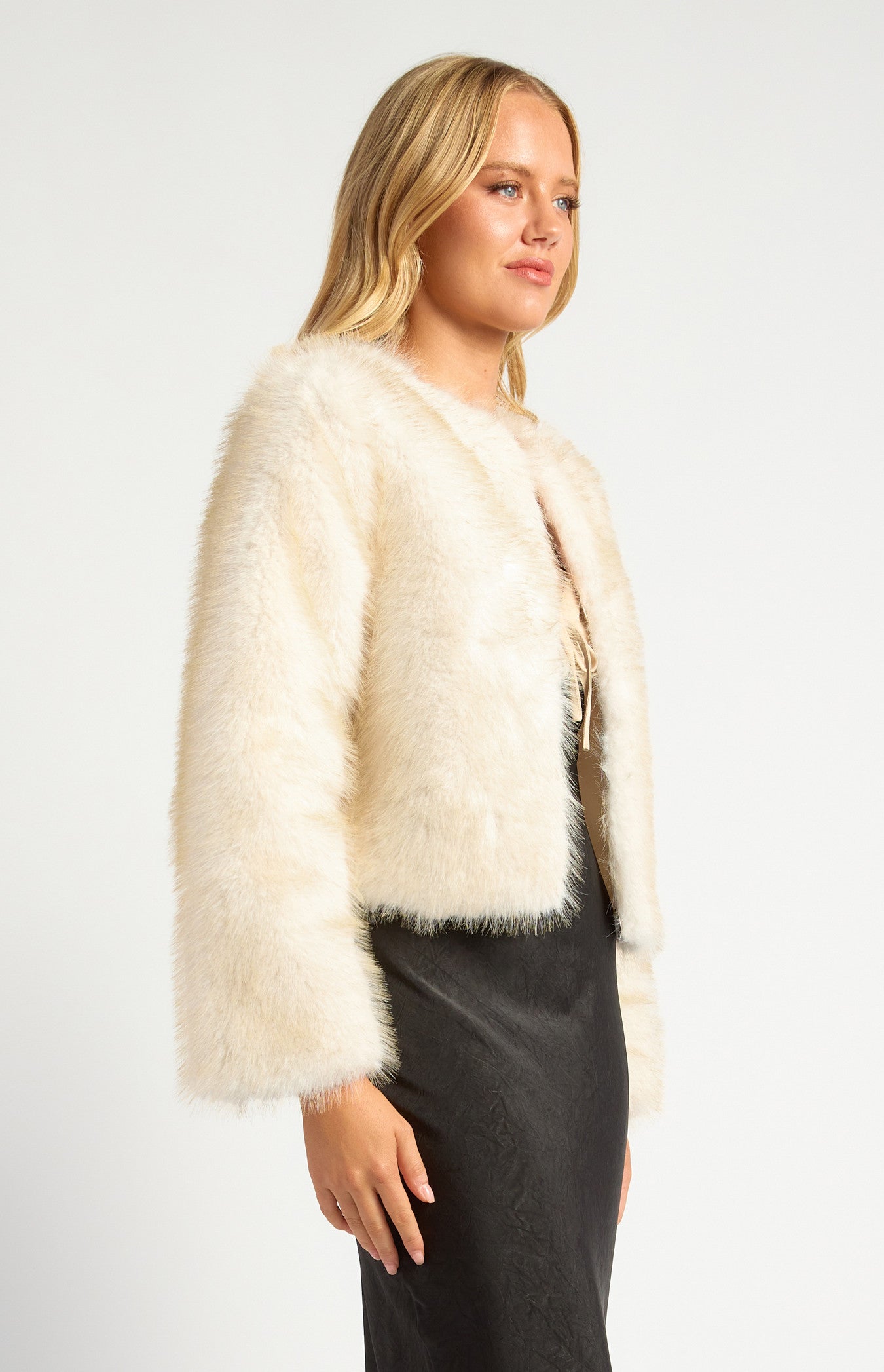 WYNONNA COAT - Ivory