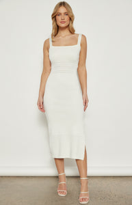 KOKO KNIT DRESS - White