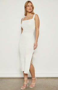 KOKO KNIT DRESS - White