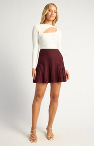 GRACE KNIT TOP - White