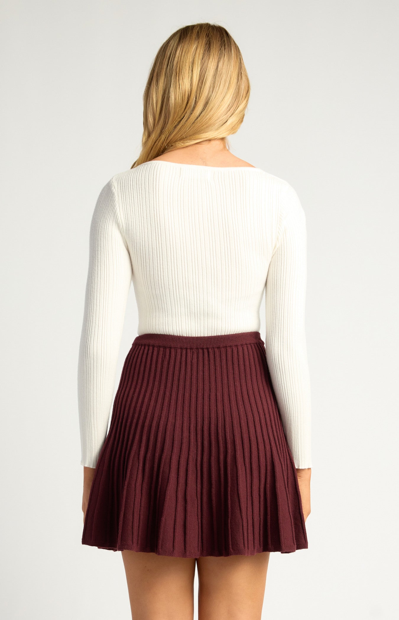 GRACE KNIT TOP - White