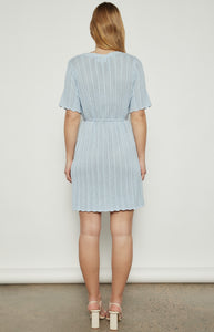 DINA CROCHET DRESS - Blue