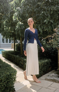 XAMI KNIT SKIRT - Ivory