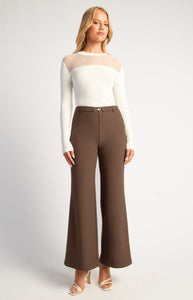 SAYRA PANT - Chocolate