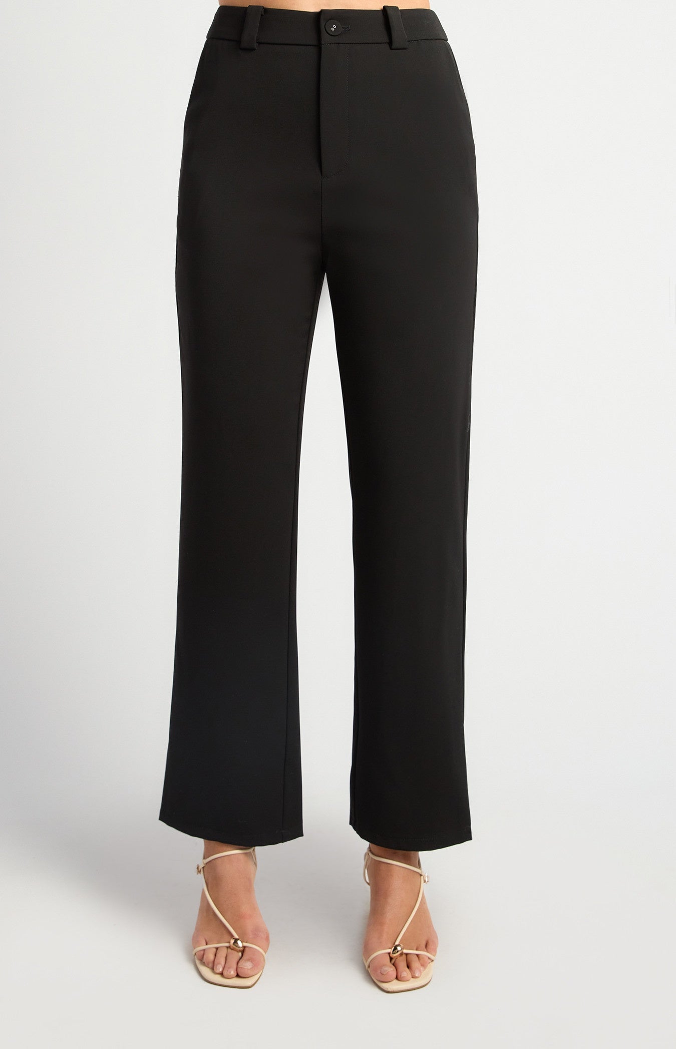 VESPER TAPERED PANTS - Black