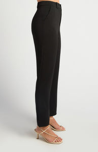 VESPER TAPERED PANTS - Black