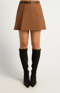 BLYTH MINI SKIRT - Chocolate