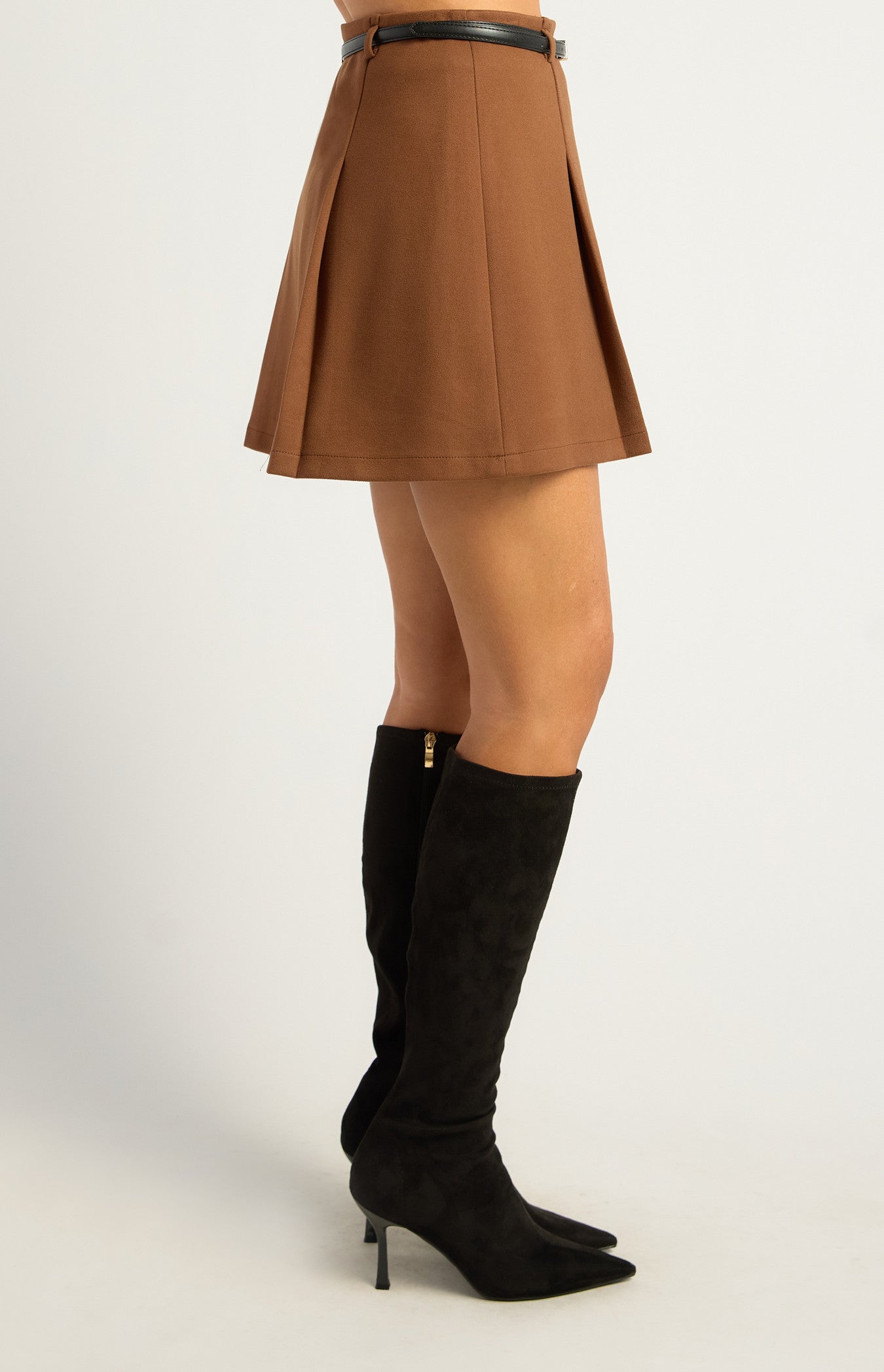 BLYTH MINI SKIRT - Chocolate